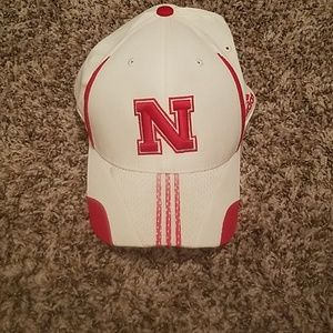 Nebraska cornhuskers climalite fitted hat s/m